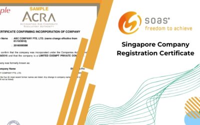 Singapore Company Registration Certificate